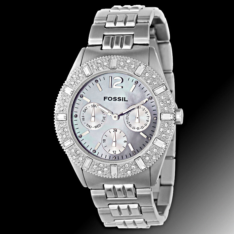 Fossil Women's Stella Black Bracelet Watch ES2436 - Ladies Watches