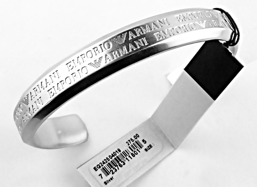 Armani Watches Necklace Chain Pendant 100 Authentic Latest Emporio Armani Men Cuff Bracelet Eg2425